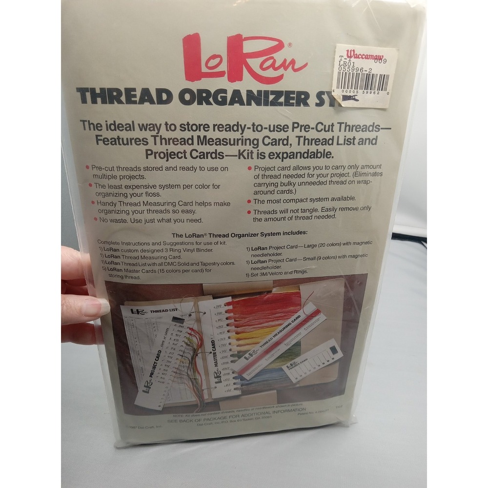 Lo Ran Thread Organizer System Vintage 1987 New In Package. Sealed